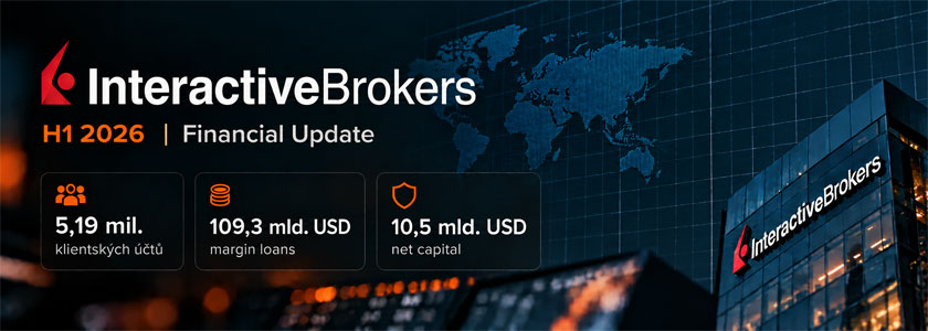 Interactive Brokers – finanční výsledky a stabilita brokera v H1 2026